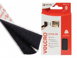 VELCRO Brand VELCRO Brand Stick On Tape 20mm x 1m Black £4.59